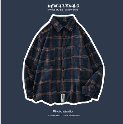 sanyamk Plaid Casual Shirts For Men Clothing Black Plaid Shirt Men Long Sleeve Shirt For Men Fasion M-5XL 2022 New Arrival