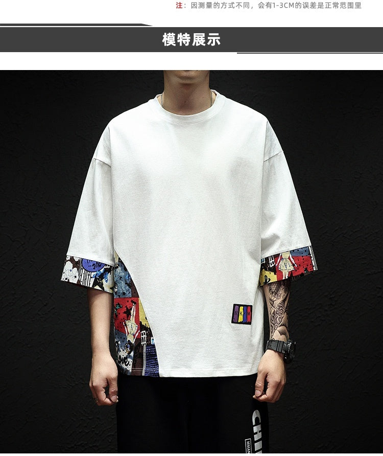 sanyamk Half Sleeve Linen Cotton T Shirt For Men Clothing Harajuku Tee Shirt Summer Streetwear Hip Hop 5XL 2024 New Arrivals