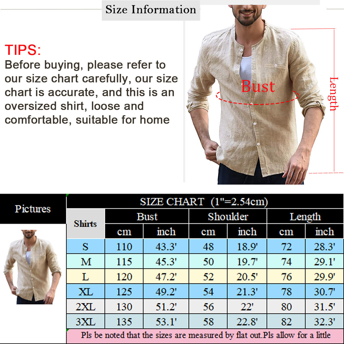 sanyamk trendy mens fashion mens summer outfits dope outfits mens street style mens spring fashion aesthetic outfits men&#39;s Casual Long Sleeve Linen Shirts Fashion Autumn Cotton Linen Collarless Shirts Handsome Men Shirt