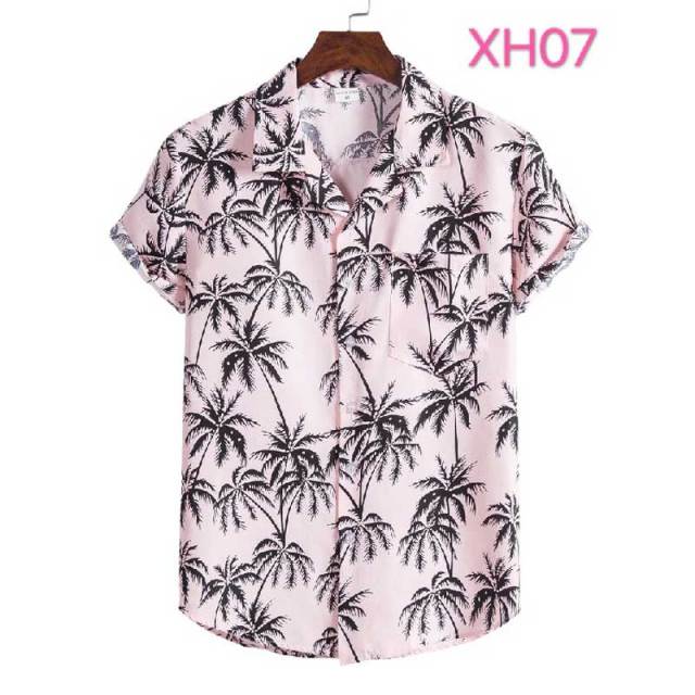 sanyamk Floral Hawaiian Aloha Shirt Men 2022 Summer Short Sleeve Quick Dry Beach Wear Casual Button Down Vacation Clothing Chemise Homme