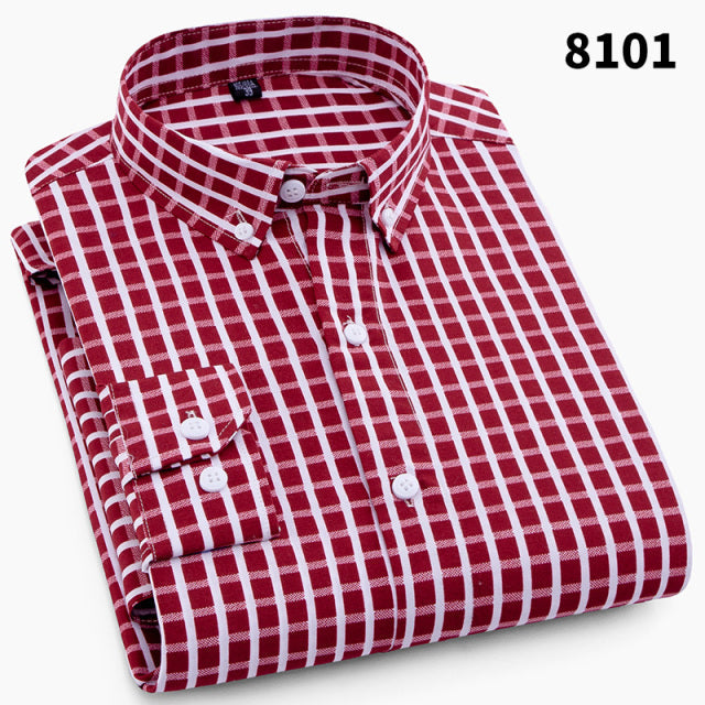 sanyamk NEW Men Fashion Casual Long Sleeved Printed Shirt Slim Fit Male Social Business Dress Shirt Brand Men Clothing Soft Comfortable