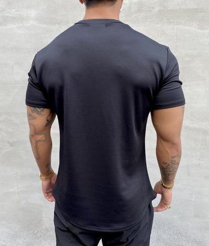 sanyamk Gym  Muscle Fitness T Shirt 2022 New Brand Men Outdoor Hip Hop Streetwear Loose Half Sleeve Male Summer Bodybuilding Tee Tops