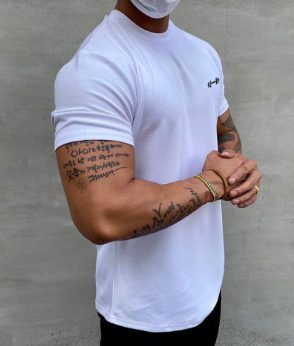 sanyamk Gym  Muscle Fitness T Shirt 2022 New Brand Men Outdoor Hip Hop Streetwear Loose Half Sleeve Male Summer Bodybuilding Tee Tops