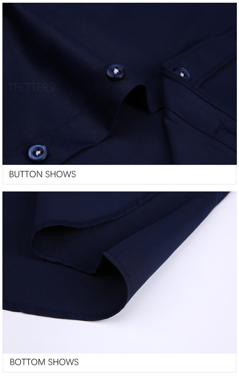 sanyamk Plus Size 5XL Summer Business Shirt Men Short Sleeves Button Up Shirt Turn-down Collar Casual Shirts Mens Clothing